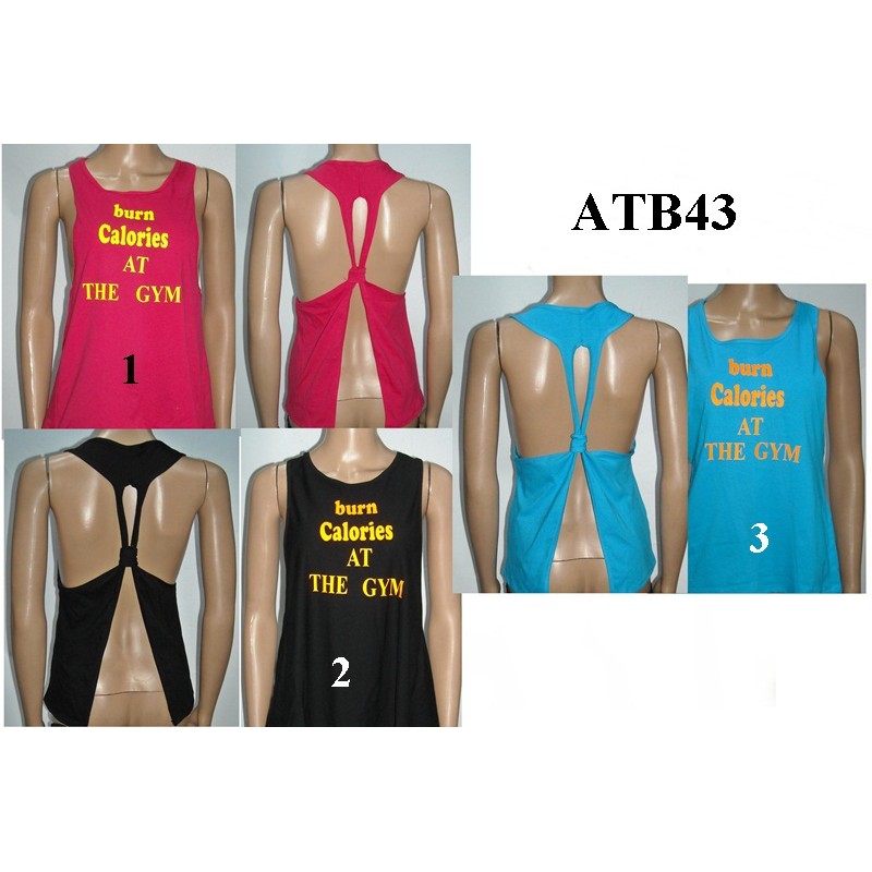 Tanktop Zumba Dance Yoga kode ATB43