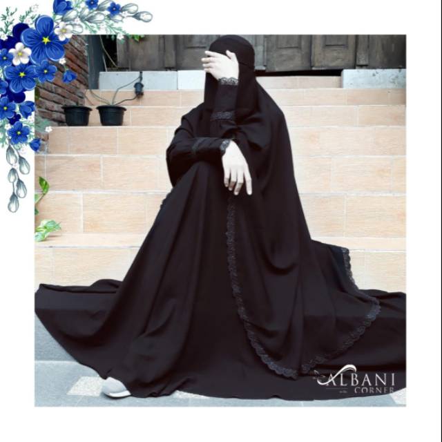 Gamis Pretty by Albani Corner /  Gamia cantik / gamis murah