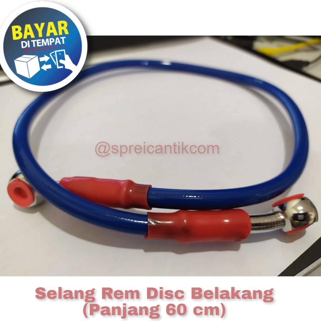 PAKET HEMAT - Selang Rem Disc Depan 90cm / 130cm dan 60cm Belakang Model Serat Karbon Warna Universal Semua Motor megapro,beat,scoopy,mio,vario,nmax,aerox,tiger,pcx,vario,jupiter,cbr,ninja,satgria,fu,soul,spacy,klx,rxking,fino,karbu,tiger,vixion,genio