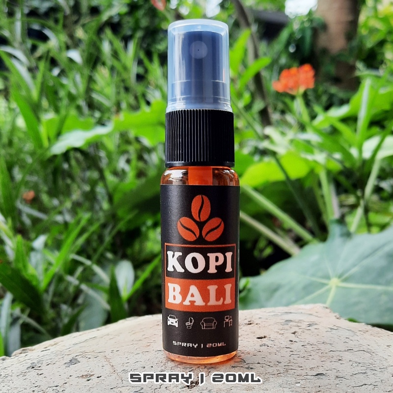 Z183 | Parfum Kopi Bali Spray Botol Semprot Pengharum Pewangi Mobil Helm Jaket Kipas AC Lemari Ruangan