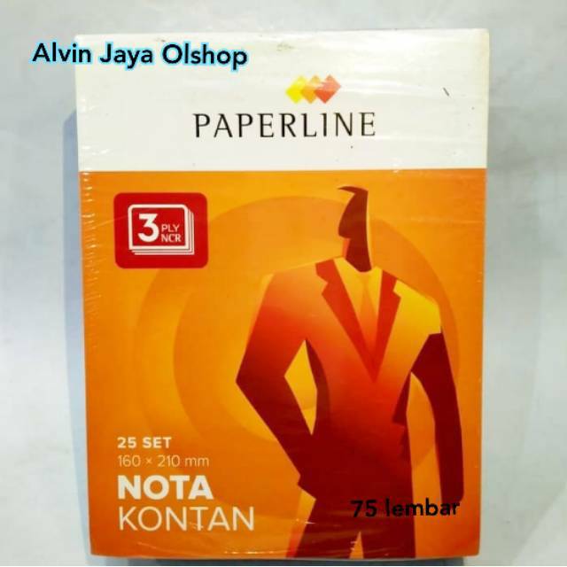 

1 Pak Nota Kontan Rangkap 3 Paperline Besar Uk 160x210mm (10 buah)