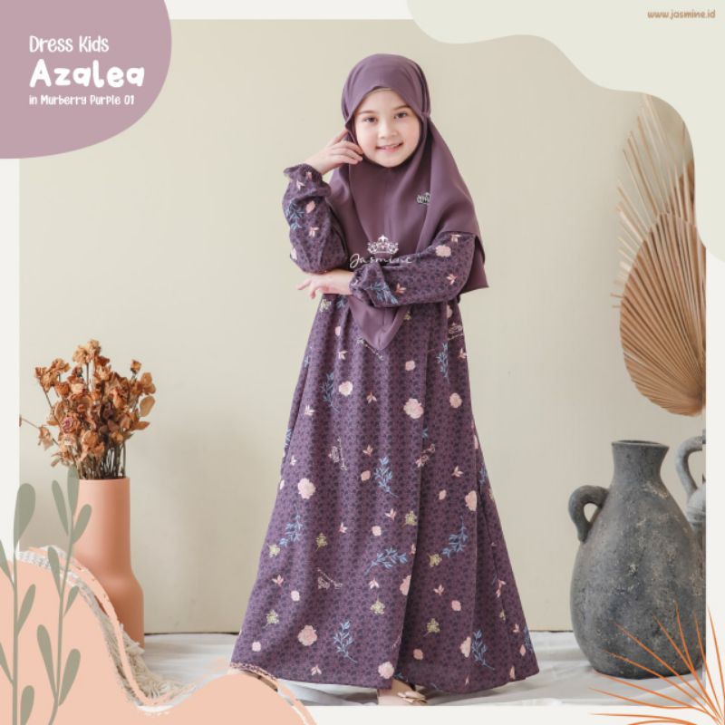 AZALEA DRESS KIDS (GAMIS SAJA) BISA COUPLE MOM ORIGINAL JASMINE BY LIDIA HADIWINOTO