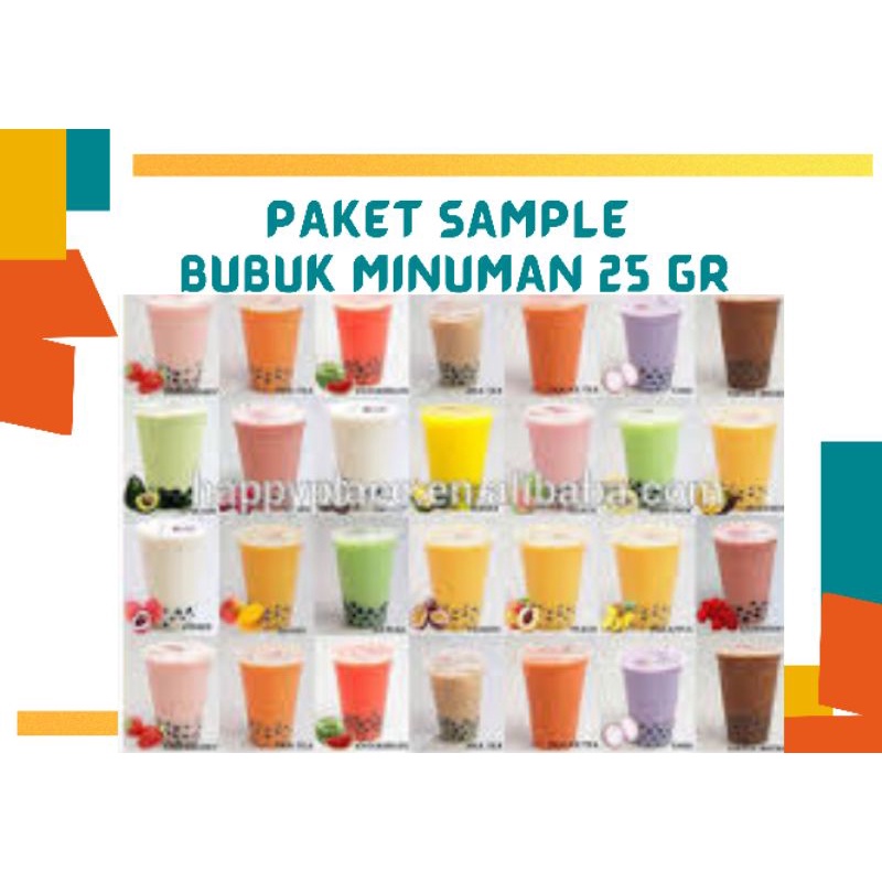 Jual BUBUK MINUMAN RASA / BUBUK MINUMAN ANEKA RASa/ BUBLE DRINK / BUBLE ...