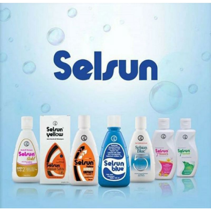 SELSUN SHAMPOO ANTI KETOMBE / SELSUN BLUE / SELSUN BLUE 5 / SELSUN DOUBLE IMPACT