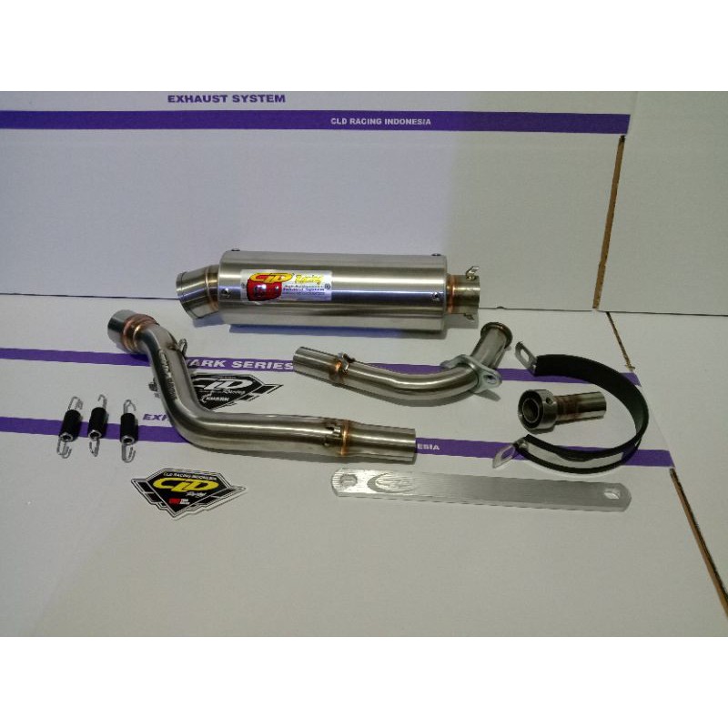 KNALPOT CLD RACING TYPE C1 BULAT & OVAL VARIO 125/VARIO 150 OLD/NEW