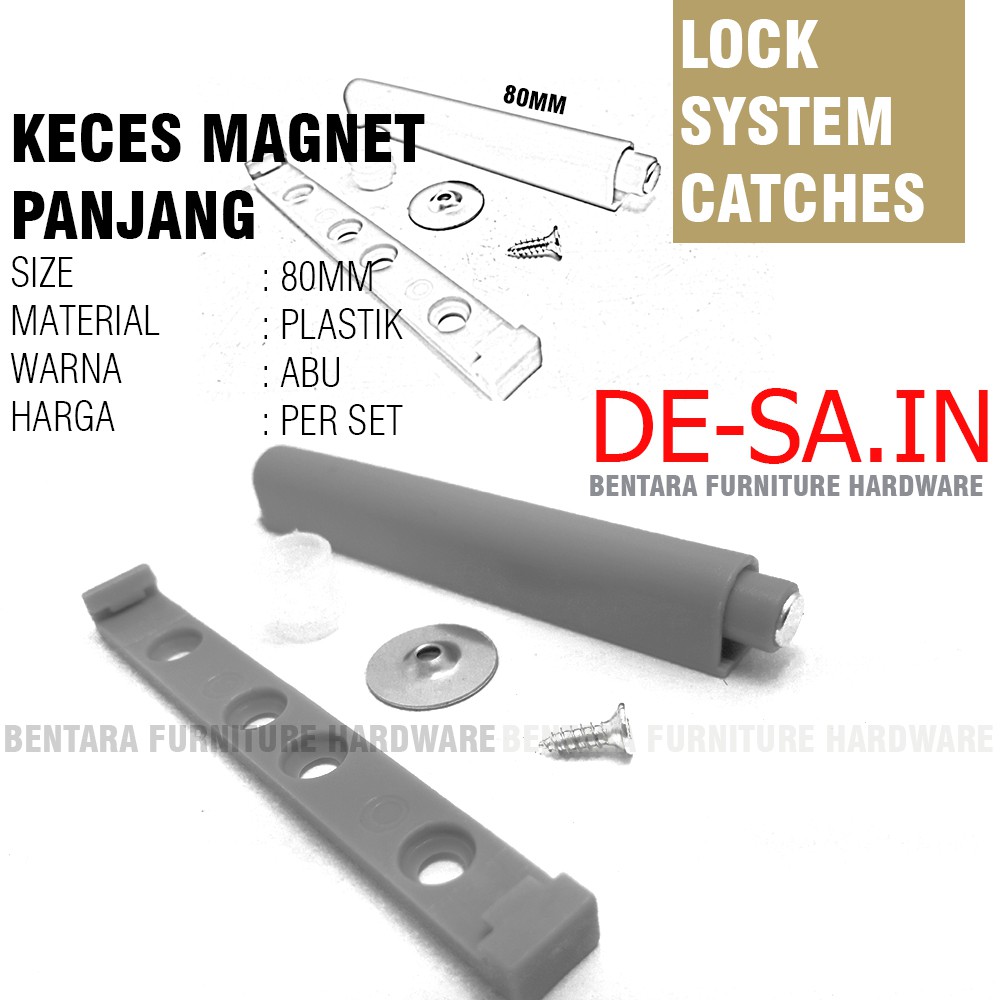 DOOR MAGNETIC CATCHES SLOT - KECES MAGNET PINTU KABINET