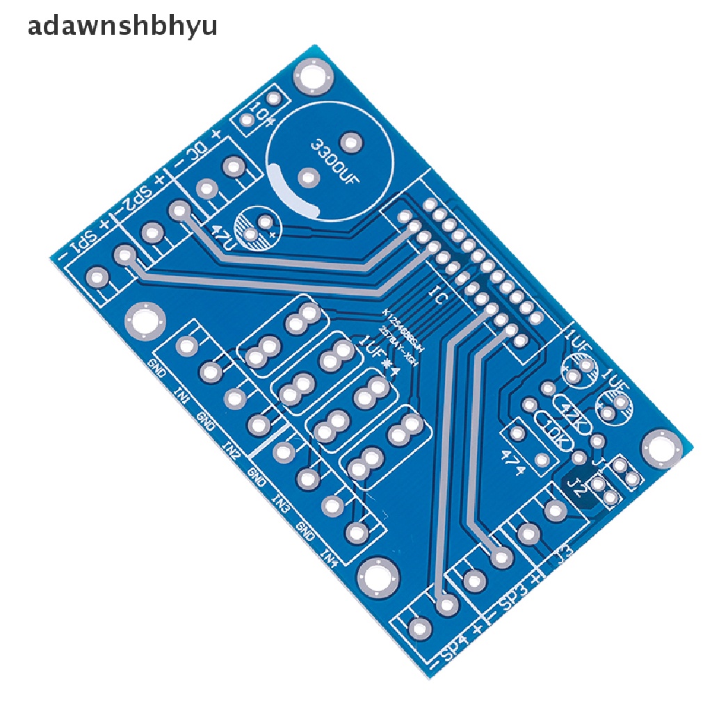 Adawnshbhyu Power Amplifier TDA7388 four channel 4x41W audio DC 12V BTL PC Mobil AMP PCB