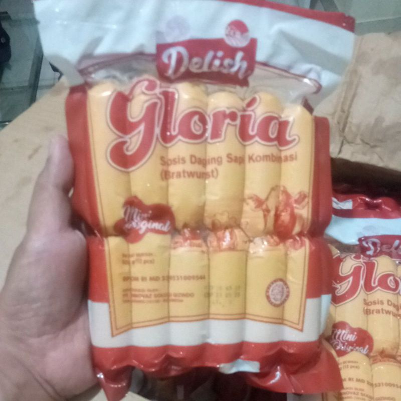 

Gloria Sosis Sapi Bratwurst 500gr