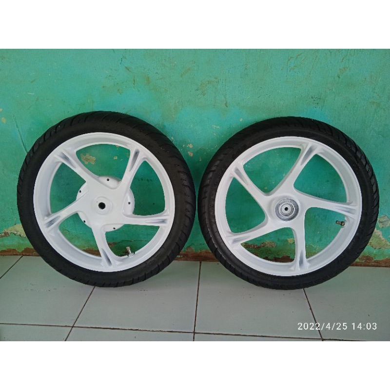 Velg yamaha mio sporty/smile plus ban second original