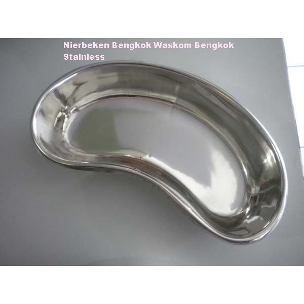 Nierbeken Bengkok Besar 23cm Stainless Waskom Bengkok Stenlis