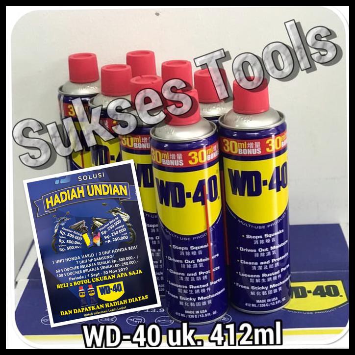 WD 40 412 ml / Pelumas Serba Guna WD40 uk. 412 ml