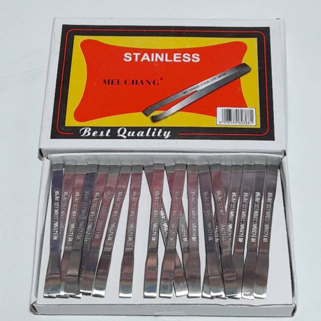 Pinset Stainless clipper japan pinset berkualitas bagus Grosir (20pcs)