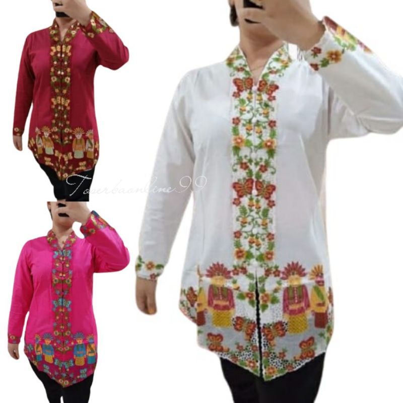 PROMO MURAH Kebaya Encim Senada Katun Bordir