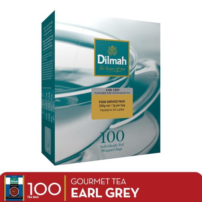 

Jual Dilmah Gourmet Tea Earl Grey - Envelope 100S Teh