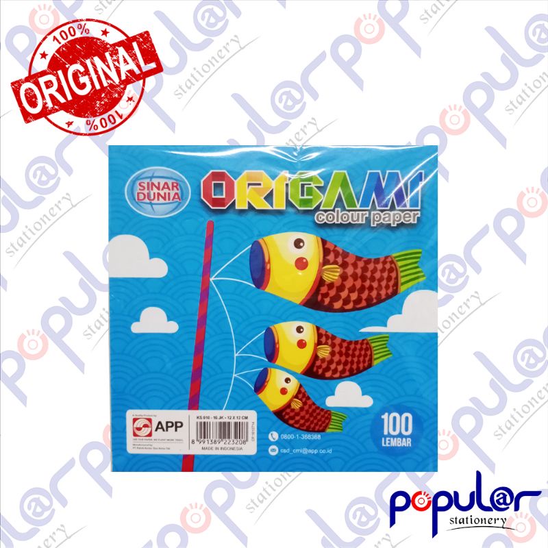 

Kertas Lipat SIDU 12 x 12 Isi 100 Lembar