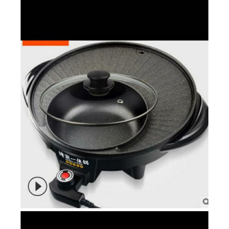 Grillpan/multigrill pan dan hot pot/panggangan electric cook n kuk