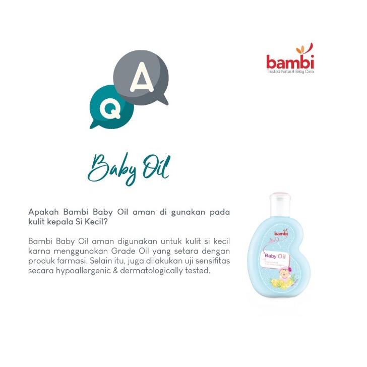 Bambi Baby Oil with Chamomile 100ml