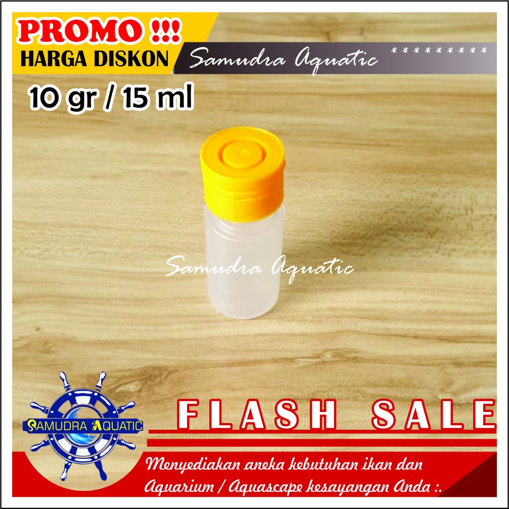 Botol Repack 10gr / 15 ml, Botol Plastik Kemasan Kosong