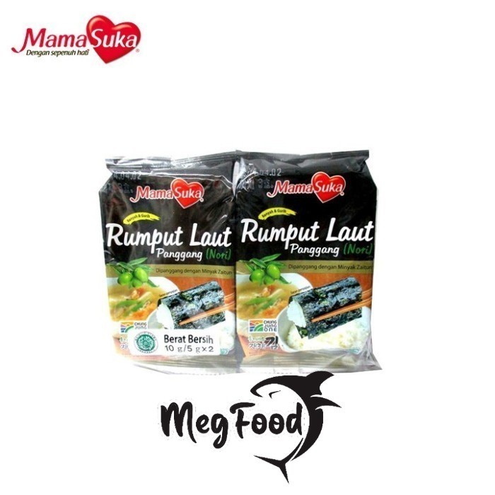 

Mamasuka Seaweed Original 4.5 Gr Isi 2 Pack - Snack Nori