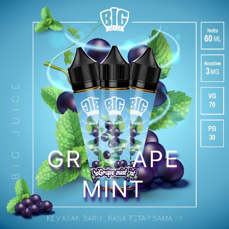 .Liquids Termurah Grape Mint 3mg 60ml