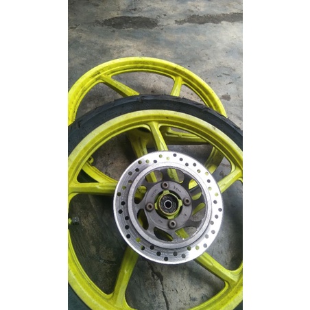 velg Supra x 125 Enkei doubles diss