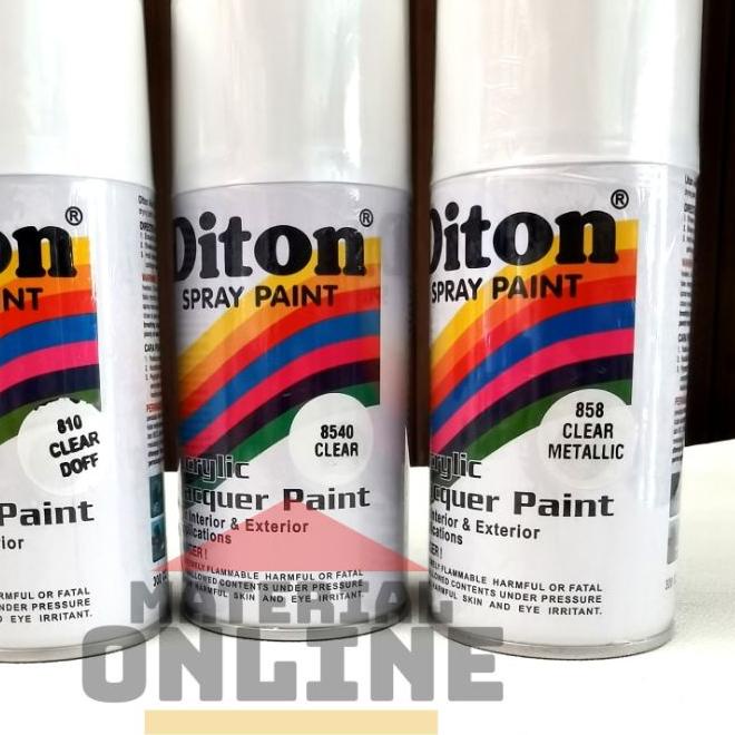 ❁ PILOX DITON 300cc 300 Cc Pylox Pilok Cat Semprot Clear Vernish Pernis Vernis Kilap Doff Metallic M