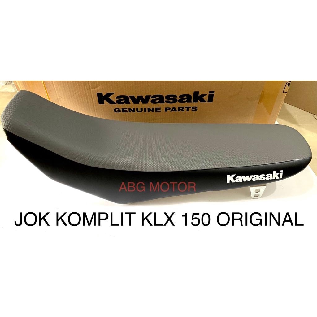 JOK SADEL KOMPLIT KAWASAKI KLX 150 WARNA HITAM ORIGINAL ASLI