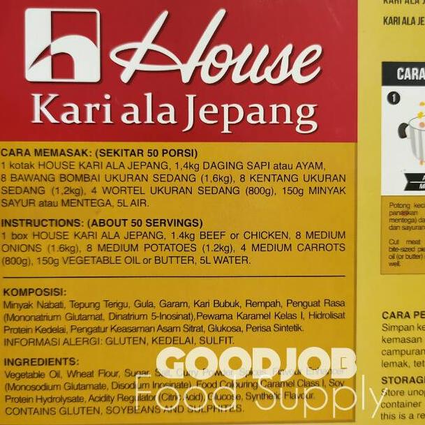 

#sale HOUSE Japan Curry Kare Jepang 50 Porsi Halal | House Kari Ala Jepang | Kare Ala Golden Curry No Hot 82