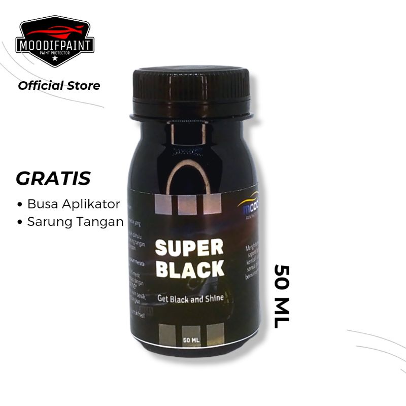 Penghitam Motor Super Black 50ml DIJAMIN TERMURAH