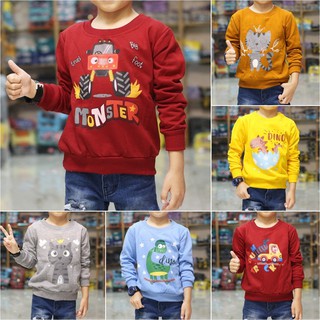 SWEATER TEBAL ANAK  MURAH  LANGSUNG  DARI  PABRIK  MOTIF MOBIL 