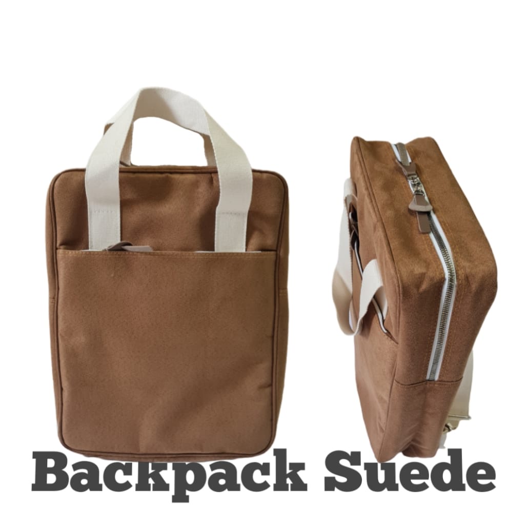 BACKPACK / TAS RANSEL SUEDE UNISEX