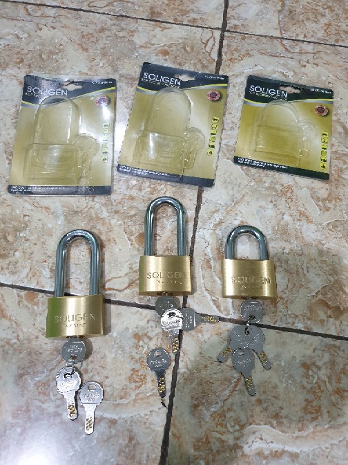 Gembok Soligen 60 Pendek Computer Key - Gembok Pagar - Gembok Rumah - Gembok Gudang - Gembok Motor