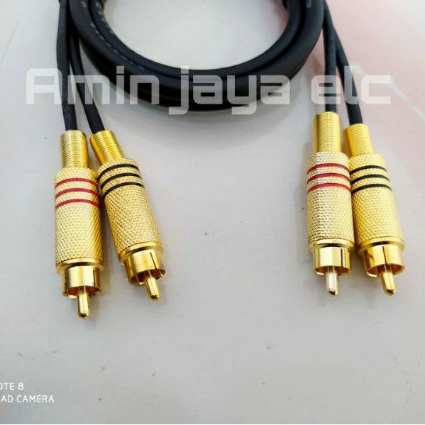 Kabel rca 2 ke 2 kabel canare 1 meter