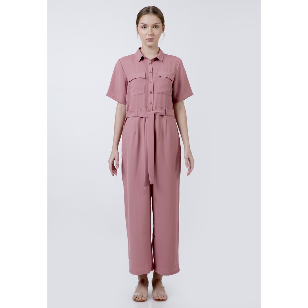 dusty pink jumpsuit