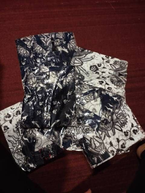 Batik Saribit Couple Pasangan Kemeja Batik Dan Tunik Batik