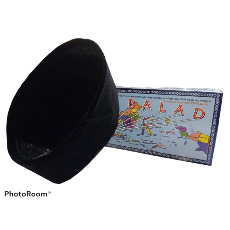 Peci hitam Al Balad // peci milenial Al Balad