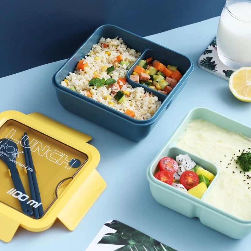 Bento BOX 1100ml / Kotak Tempat Makan Lunch Box