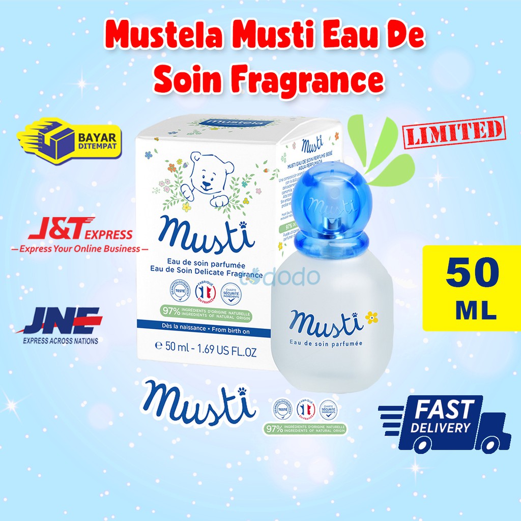 Mustela Musti Eau De Soin Fragrance 50ml - Parfum Bayi
