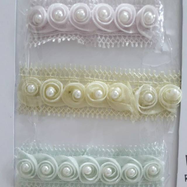 Renda bunga lebar 4cm