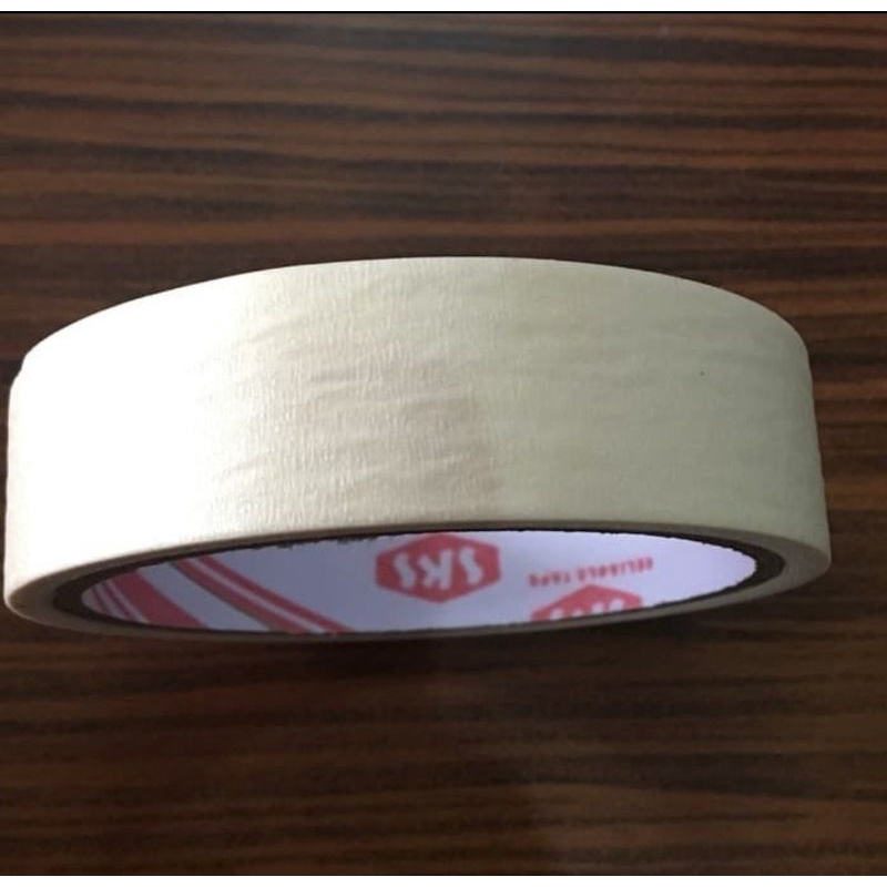 

LEM KERTAS / LAKBAN KERTAS SKS 1 INCH / MASKING TAPE SKS