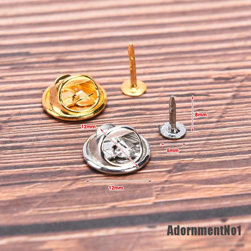 (Adornmentno1) 10 Set Bros Pin Kupu-Kupu Aksesoris Pakaian Diy