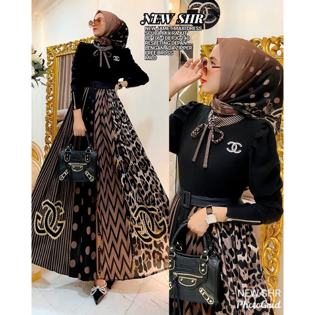 READY NEWW ORY SHR MAXI DRESS U REMPEL-4