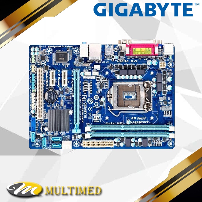 Mainboard LGA 1155 B75 DDR3 Gigabyte USB 3.0