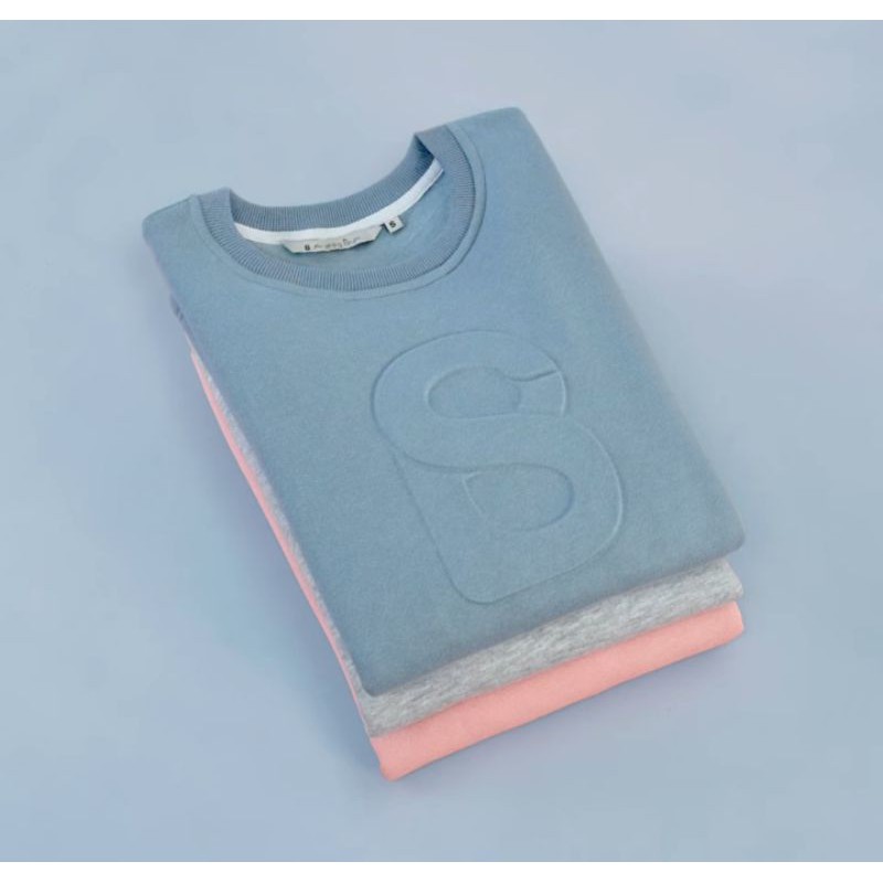 Audrey Sweatshirt Buttonscarves Benang Jarum