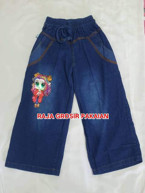 Kulot Anak Jeans LOL LED (Bisa menyala) Usia 3Thn-14Thn / Bisa Bayar Di Tempat (COD)