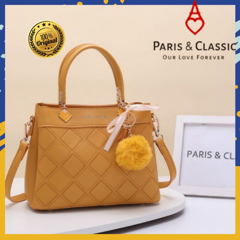 Tas Paris Classic Wanita Terbaru Fashion Import Handbag Sling Bag Tas Murah Tas Murah Wanita Tas Imp