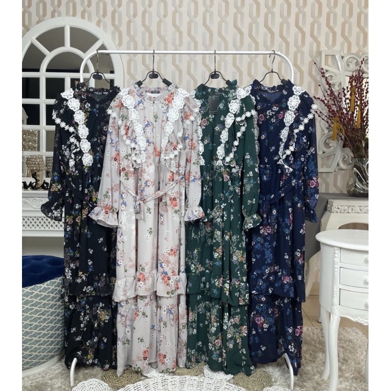 Gamis Renda import by Meijiwang