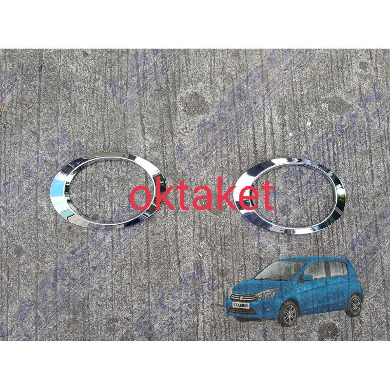 cover Ring foglamp Suzuki Celerio chrome