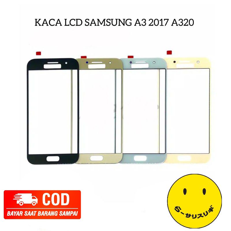 GLASS KACA LCD KACA LAYAR DEPAN SAMSUNG A320 /A3 2017 ORI