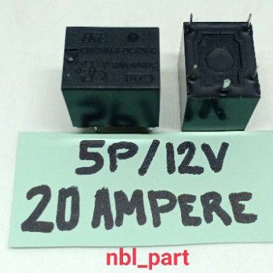 Relay Hke 5p/12V 20A kecil
